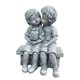 thumbnail image 1 of First Kiss Statue Garden Decor Love Girl Boy Kissing Figurine Resin Yard Outdoor Statue, 1 of 3