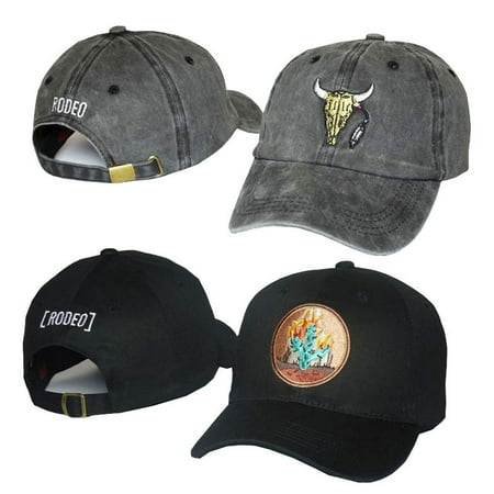 - TRAVIS SCOTT RODEO CACTUS BLACK ANTI TOUR DAD HAT CAP SWAG