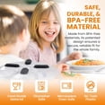 thumbnail image 5 of Fusion Magnetic Splatter Cover, 12-Inch Clear BPA-Free Food Lid, Vented Plate Guard with Steam Vents, Anti-Splash Microwave Lid, Dishwasher Safe, Space-Saving Magnetic Storage - Onyx Black, 5 of 6