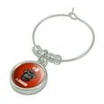 thumbnail image 2 of 8-Bit Pixel Retro Plus Two Armor Gamer Game Wine Glass Charm Drink Marker, 2 of 3