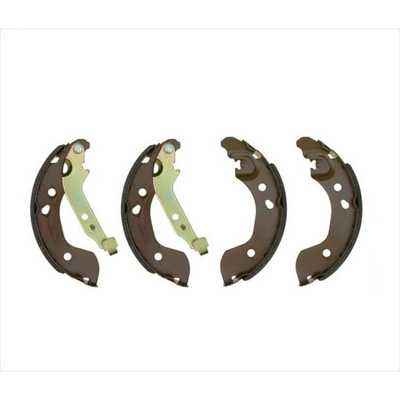Set of 4 Rear Brake Shoes for 12-15 Nissan Versa 1.6L and 15-16 Versa Note 1.6L