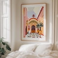 thumbnail image 6 of Turkish Courtyard - Illustration Architecture Tropical Minimalist Art Deco Pastel Mediterranean Surrealism Unframed Wall Art Print 16 x 20 inches, 6 of 13