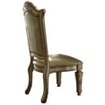 thumbnail image 2 of Bowery Hill Dining Side Chair in Bone PU and Gold Patina (Set of 2), 2 of 6