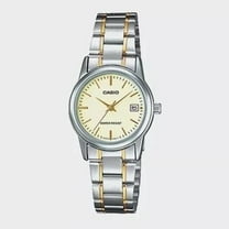 Women's LTPV002SG-9A Silver Stainless-Steel Plated Japanese Quartz Fashion Watch