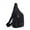 Black BK 30x18x6cm, variant on kcavykas Big Deals Items Thickened Three Zipper Outdoor 3x3 Canvas Chest Bag New Men's Chest Bag Messenger Bag Men's Chest Bag
