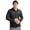 Black, variant on BCK09322 Advantage Eco Tri-Blend Pique Mens Big and Tall Long Sleeve Polo-White-2XB