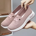 thumbnail image 3 of KAQ Sneakers Women Breathable Mesh Knitted Woven Low Top Walking Shoes Lightweight Wide Width Soft Sole Shoes, 3 of 8