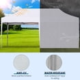 thumbnail image 6 of LAZY BUDDY 10' x 20' Ez Pop up Canopy Tent with 6 Sidewalls, Commercial Folding Instant Shelter, Heavy Duty Canopy Gazebo Tent for Outdoor, 6 of 13