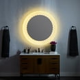 thumbnail image 6 of Oxygen Lighting 3-1201-0 Perla 30" Diameter Modern Circular Aluminum Framed Bathroom Wall, 6 of 7