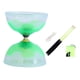 thumbnail image 1 of Juego de juguetes chinos de Diabolo, Triple rodamiento portátil con palos de Diabolo y bolsa de cuerda, juguete de malabarismo, pelota de Diabolo para niños Verde, 1 of 10