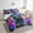 Grey Purple, variant on Yellow Butterfly Bed in a Bag Full 7 Pieces - Full Size Comforter Set,3D Dreamy Butterflies Bedding Sets Purple Tie Dye Aesthetic Animal Bed Set with Comforter,Sheets,Pillowcases & Shams