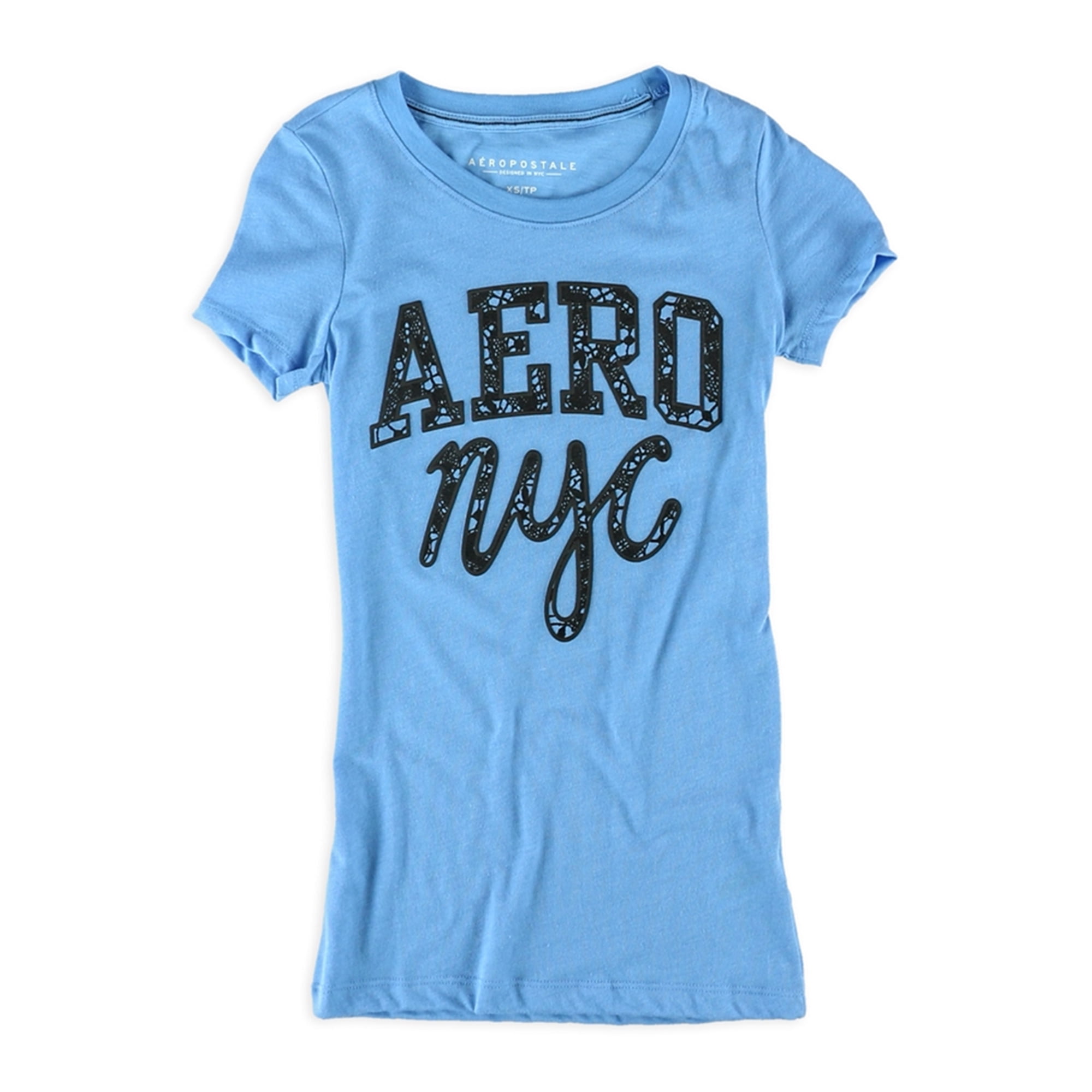 Aeropostale Womens Logo Ny Embellished T-Shirt