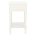 thumbnail image 3 of SAFAVIEH Landers Solid Glam 1 Drawer Accent Table, Distressed White, 3 of 7
