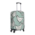 thumbnail image 3 of Disketp Hand Drawn Chickens Elastic Travel Luggage Cover Travel Suitcase Protective Cover For Trunk Case Apply To 18''-32'' Suitcase Cover (Luggage not included)-Small, 3 of 9
