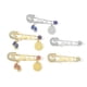 thumbnail image 1 of 5 uds broche de bufanda de diamante Pin bufanda musulmana a juego Hijab Clips pequeño conjunto de broches Clips de Metal para chal bufanda musulmana mujeres bufandas Hijab seguridad chal broche alfil TUNC Sencillez, 1 of 5