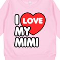 thumbnail image 3 of Inktastic I Love My Mimi Toddler Sweatshirt, 3 of 4