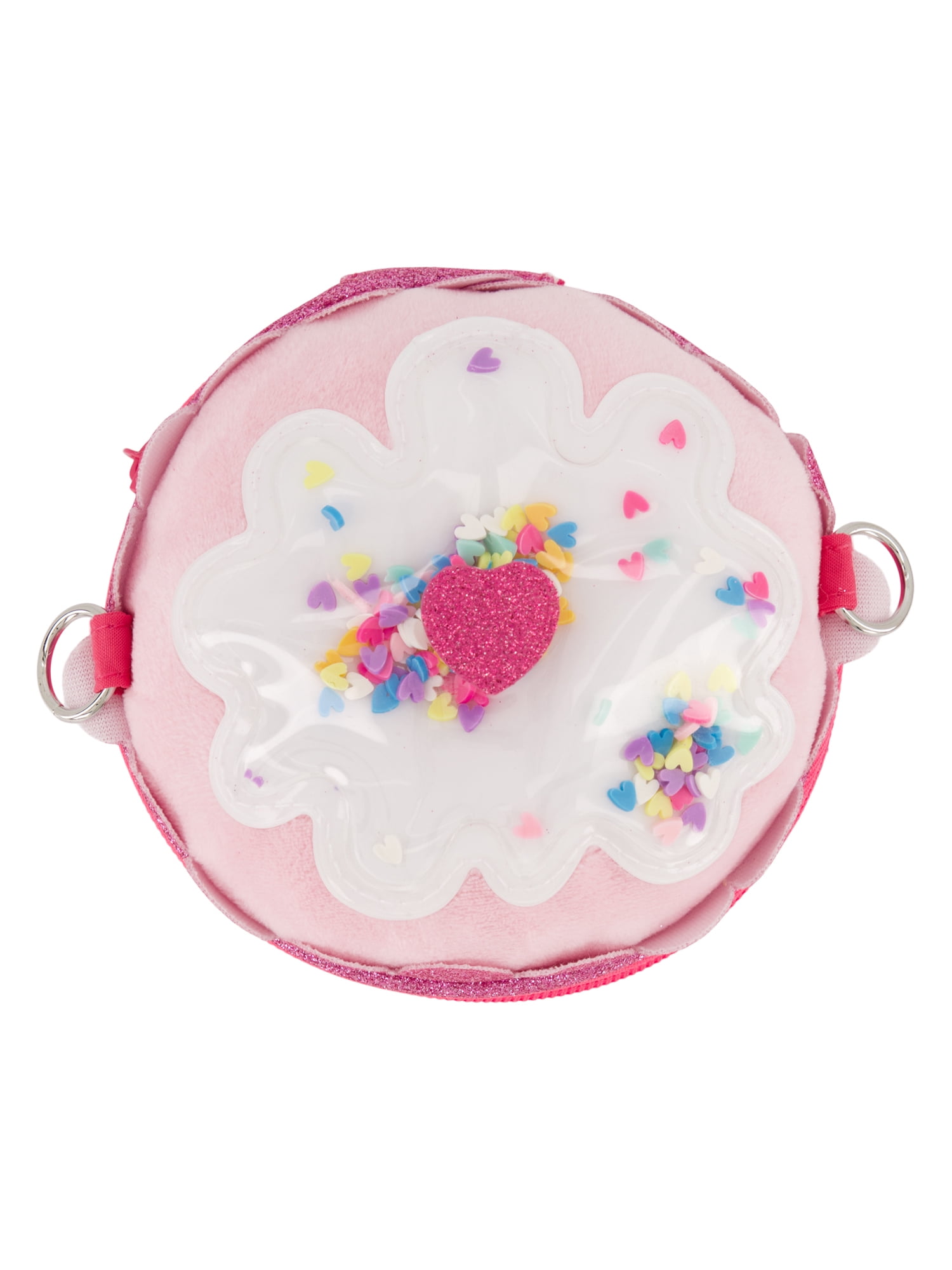 Claire's Club Pink Cupcake Crossbody Bag – Cute & Colorful Shoulder Purse for Kids, Female