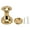 Gold, variant on NFTIGB Premium Copper Single Wall Robe Hook Black Carved Clothes Coat Hanger for Bathroom Entryway