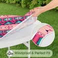thumbnail image 5 of Ultimate Boho Chic Round Table Cover, Elegant Floral Pattern with Full Elastic Edge, for 52 to 56 Inch Diameter Tables, 5 of 7