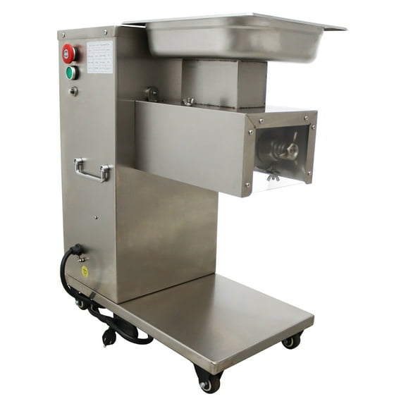 8mm Blade Commercial Fresh Meat Cutting Machine Steak Beef Pork Vegetable Slicer Cutter 500KG/H 110V