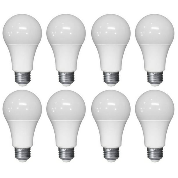 8 Pc LED Light Bulb W Daylight 7 Watt Energy 560 Lumens Energy Saving Light - Walmart.com