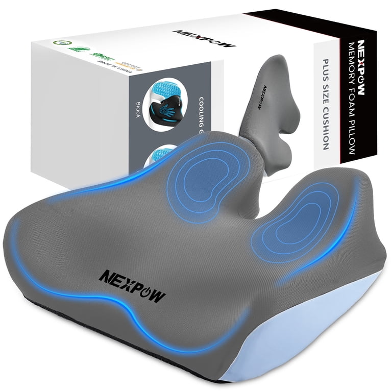NEXPOW Car Seat Cushion, Extra Large Size Memory Foam Seat Cushion