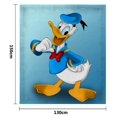 thumbnail image 2 of Donald Duck Flannel Throw Blankets Funny Beds Sofa Summer Bed Throw Cover Lightweight for Boy Girl (51x59inch), 2 of 10