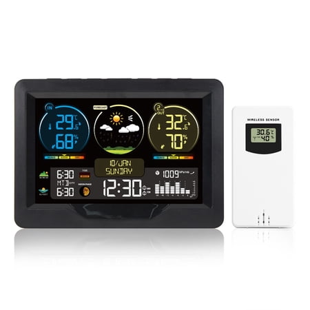 CaraMart All in One Digital Weather Station for Accurate Environmental Monitoring