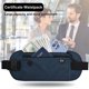 thumbnail image 4 of Paquete De Cintura Fanny Pack Pouch Multifuncional Money Phone Bag Security Wallet (Azul oscuro), 4 of 8