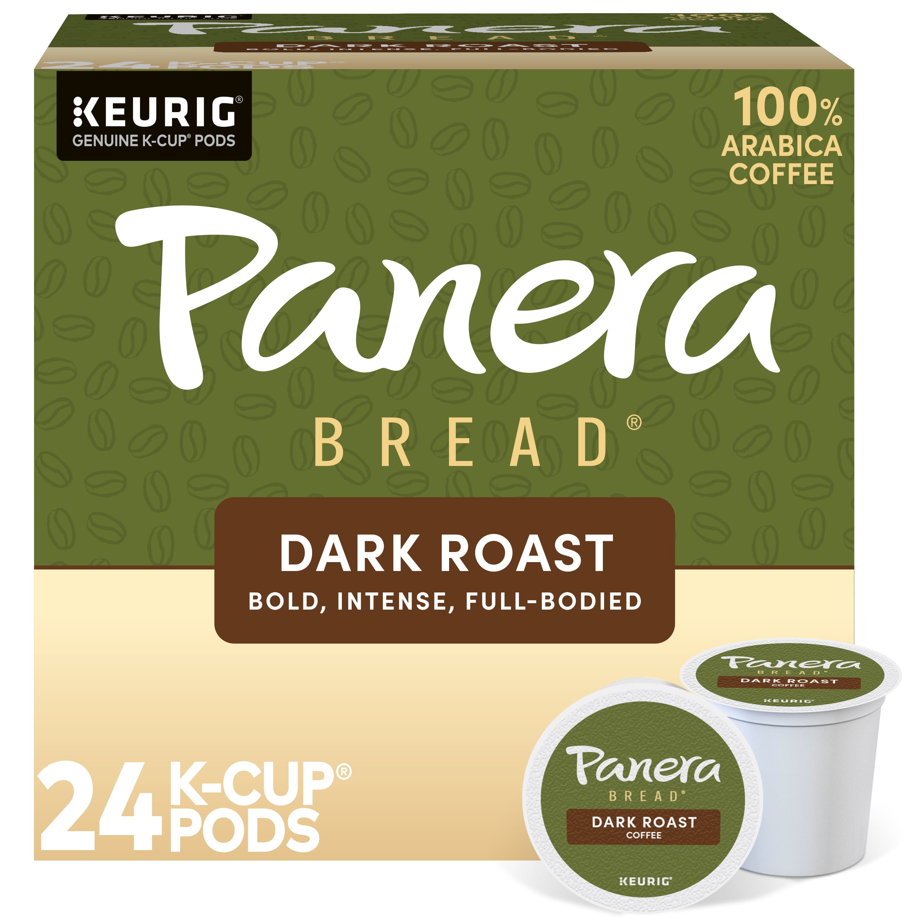 Panera Bread Dark Roast Coffee, Keurig Single Serve K-Cup Pods, 24 Count