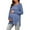 Grey Blue, variant on Maternity Clothes Long Sleeve Side Split Maternity Shirts Tops for Women