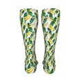thumbnail image 6 of Naloa Banana Tree Leaves High Stockings Women Thigh High Stockings Over Knee Long Stockings-One Size, 6 of 8