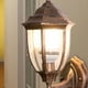 thumbnail image 4 of Lámpara de pared decorativa para jardín, impermeable, estilo vintage hexagonal, para patio exterior (bronceado), 4 of 6