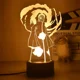 thumbnail image 2 of Lámpara LED de dibujos animados para decoración del hogar, luces nocturnas de Uchiha, Sasuke, Obito, Madara, Uzumaki, Gaara, Naruto, 2 of 5