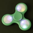 thumbnail image 3 of Spinner con luz LED para la yema del dedo, bolas de acero con rodamiento para aliviar el estrés, juguete EDC para manos (verde), 1 ud., 3 of 3