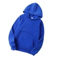 thumbnail image 4 of Sudadera con capucha Sudadera con capucha unisex de algodón Sudadera con capucha que absorbe el sudor Sudadera con capucha, Azul, M Monstrate AP000776-19, 4 of 7