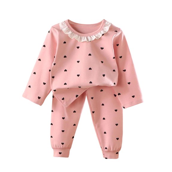 Baby Girl Clothes Girls Sets Floral Outfits for Girls Toddler Cute Outfits Crewneck Sweatshirt 1T-9T