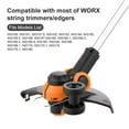 thumbnail image 3 of Fancy Weed Eater Replacement Spools line for Worx WG154 WG163 WG180 WG175 WG155 WG151 WG160, 8 Spools & 1 Cap Orange, 3 of 12