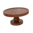 thumbnail image 1 of Soporte de madera para tartas, plato de frutas y postres, estilo rústico vintage, soporte para tartas Altura 9cm, 1 of 9
