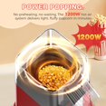 thumbnail image 3 of Machine à Maïs Éclaté OSTBA U6-1208 Mini Rétro Air Popper 1200W, 3 of 8