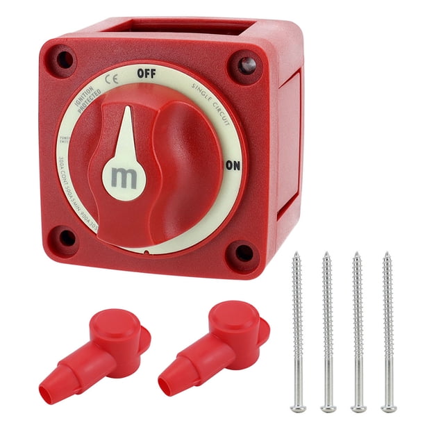 Interruptor Giratorio Desconexión Del Aislador 300A 12V 48V para Barco Marino Camión RV Coche