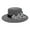 Grey, variant on HNMKIU Western Floral Cowboy Hat for Elegant Stage Performance and Party Events Black,One Size
