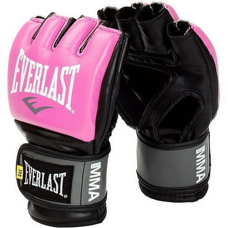 Everlast Pink Pro Style Women's Training Grappling Gloves, Small/Medium