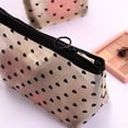 thumbnail image 4 of Make-up Wash Mesh Storage Bag Transparent Don't fade Storage Bag Convenient Carry-on Love Wash Bag, 4 of 8