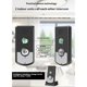 thumbnail image 2 of Matsuzay Comunicación clara en cualquier lugar con timbre inalámbrico que llama timbre inteligente de voz bidireccional Cerraduras de hardware negro, 2 of 6