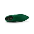 thumbnail image 4 of Unique Bargains Women's Pointed Toe Stiletto Heels Chelsea Ankle Booties, 4 of 7