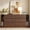 Walnut, variant on 6 Drawer Dresser with Shelves, 63'' Wide Bedroom Chest of Drawers, Walnut