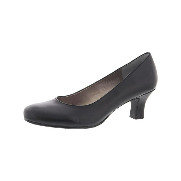 Array Shoes - Flatter W Round Toe Leather Heels - Walmart.com - Walmart.com