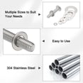 thumbnail image 3 of Uxcell Rondelles Plates en Acier Inoxydable Petite Entretoise pour Vis Boulons Écrous Assortiment 20 M10 x 20mm x 2mm, 3 of 7