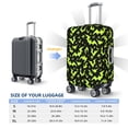 thumbnail image 2 of green bats Halloween black cool Luggage Cover Anti Scratch, Elastic Suitcase Protector Suitcase Covers for Luggage Fits 18-32 Inch Luggage, 2 of 5